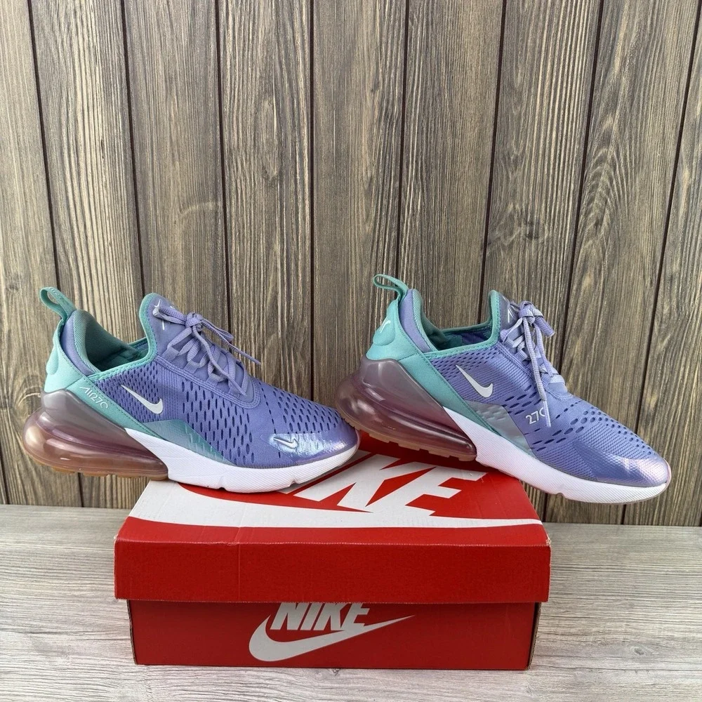 Nike Air Max 270 GS Twilight Pulse White BV1236-400 Youth 7Y Women's 8.5 Shoes